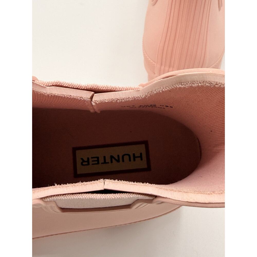 Hunter Chelsea Rain Boots Pink Women’s Sz US 5 EU 36 Excellent - Picture 7 of 10